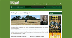 Desktop Screenshot of myslivost.cz